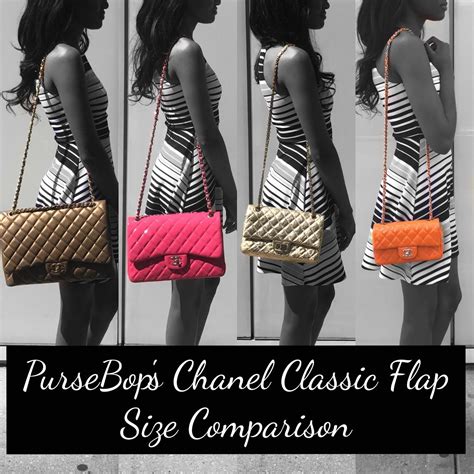 chanel cf 20cm|Chanel Classic Flap Bag Size Comparison.